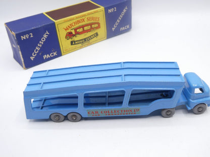 Matchbox Lesney A - 2 Bedford Car Transporter 2 Accessory Pack GPW Red Decals - Magic Matchbox