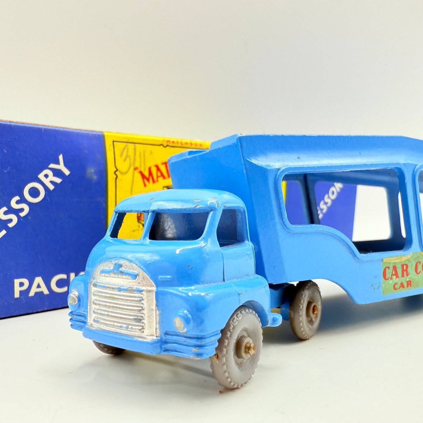 Matchbox Lesney A - 2 Bedford Car Transporter 2 Accessory Pack GPW Red Decals - Magic Matchbox