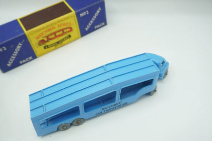Matchbox Lesney A - 2 Bedford Car Transporter Accessory Pack Near Mint Boxed MW - Magic Matchbox