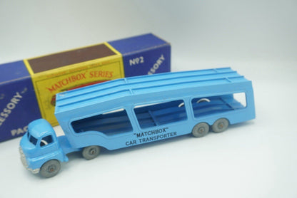 Matchbox Lesney A - 2 Bedford Car Transporter Accessory Pack Near Mint Boxed MW - Magic Matchbox
