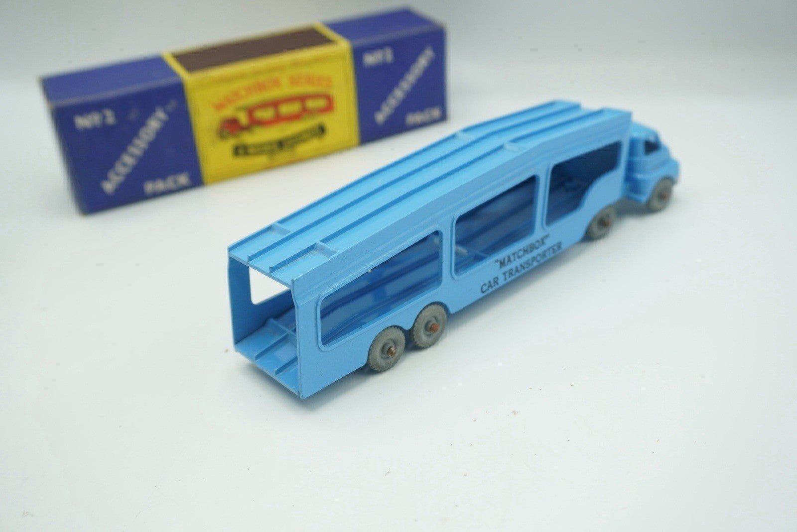 Matchbox Lesney A - 2 Bedford Car Transporter Accessory Pack Near Mint Boxed MW - Magic Matchbox
