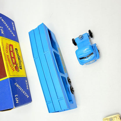 Matchbox Lesney A - 2 Car Transporter BLACK WHEELS - Magic Matchbox