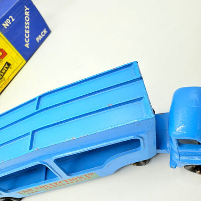 Matchbox Lesney A - 2 Car Transporter BLACK WHEELS - Magic Matchbox