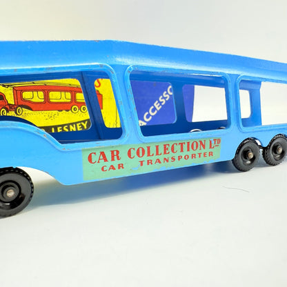 Matchbox Lesney A - 2 Car Transporter BLACK WHEELS - Magic Matchbox