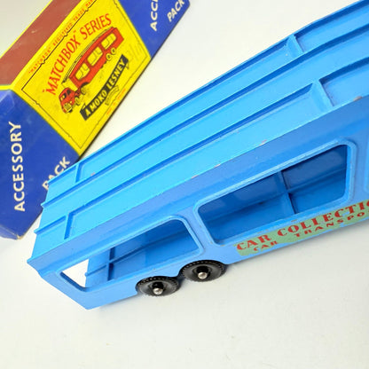 Matchbox Lesney A - 2 Car Transporter BLACK WHEELS - Magic Matchbox