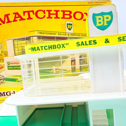 Matchbox Lesney Accessory Pack MG - 1 Matchbox BP Sales & Service Station - Magic Matchbox