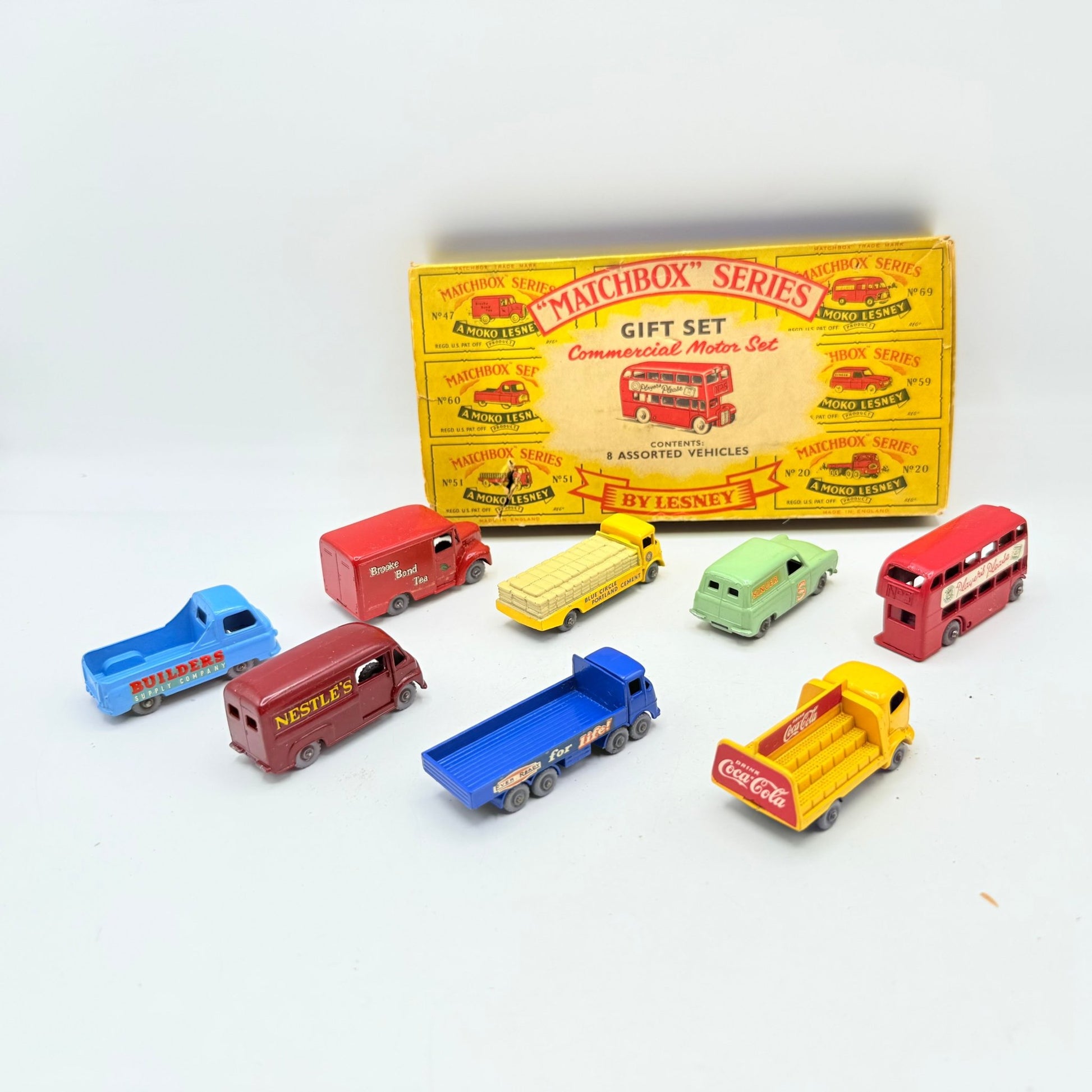 Matchbox Lesney G - 1 Commercial Motor Gift Set Very Rare - Magic Matchbox