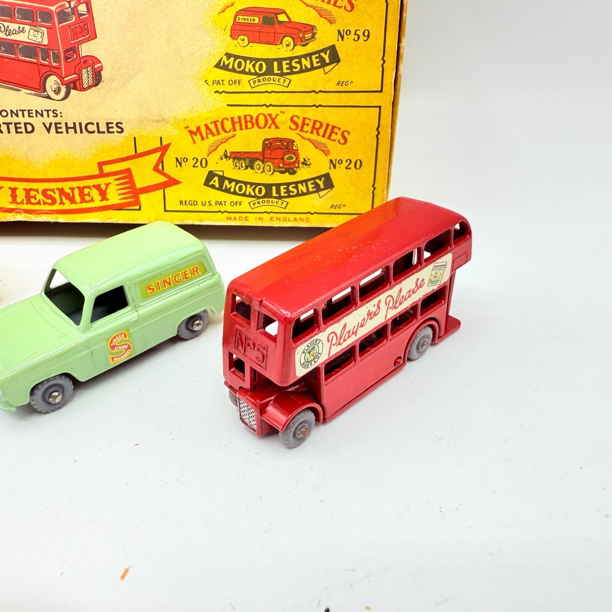Matchbox Lesney G - 1 Commercial Motor Gift Set Very Rare - Magic Matchbox