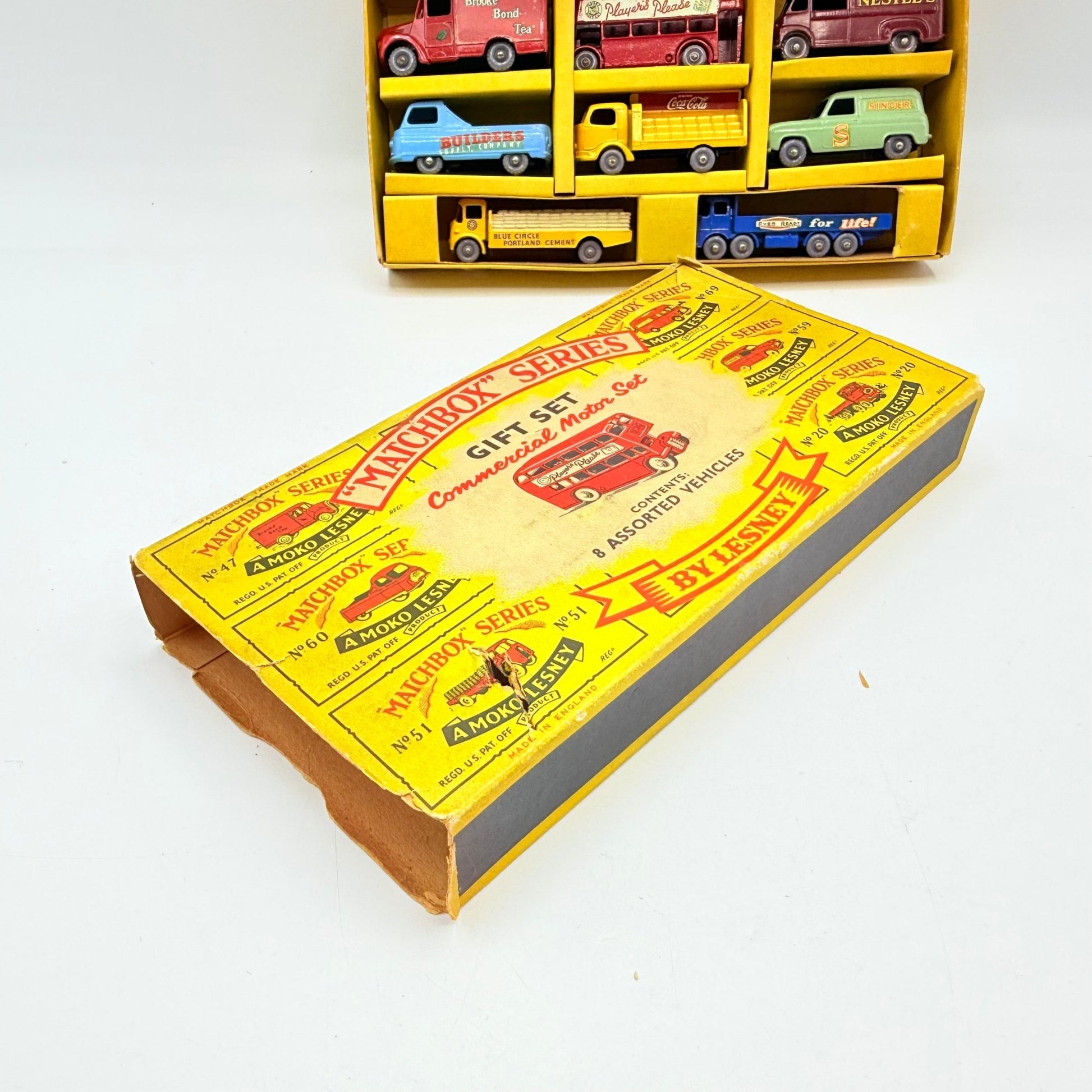 Matchbox Lesney G - 1 Commercial Motor Gift Set Very Rare - Magic Matchbox