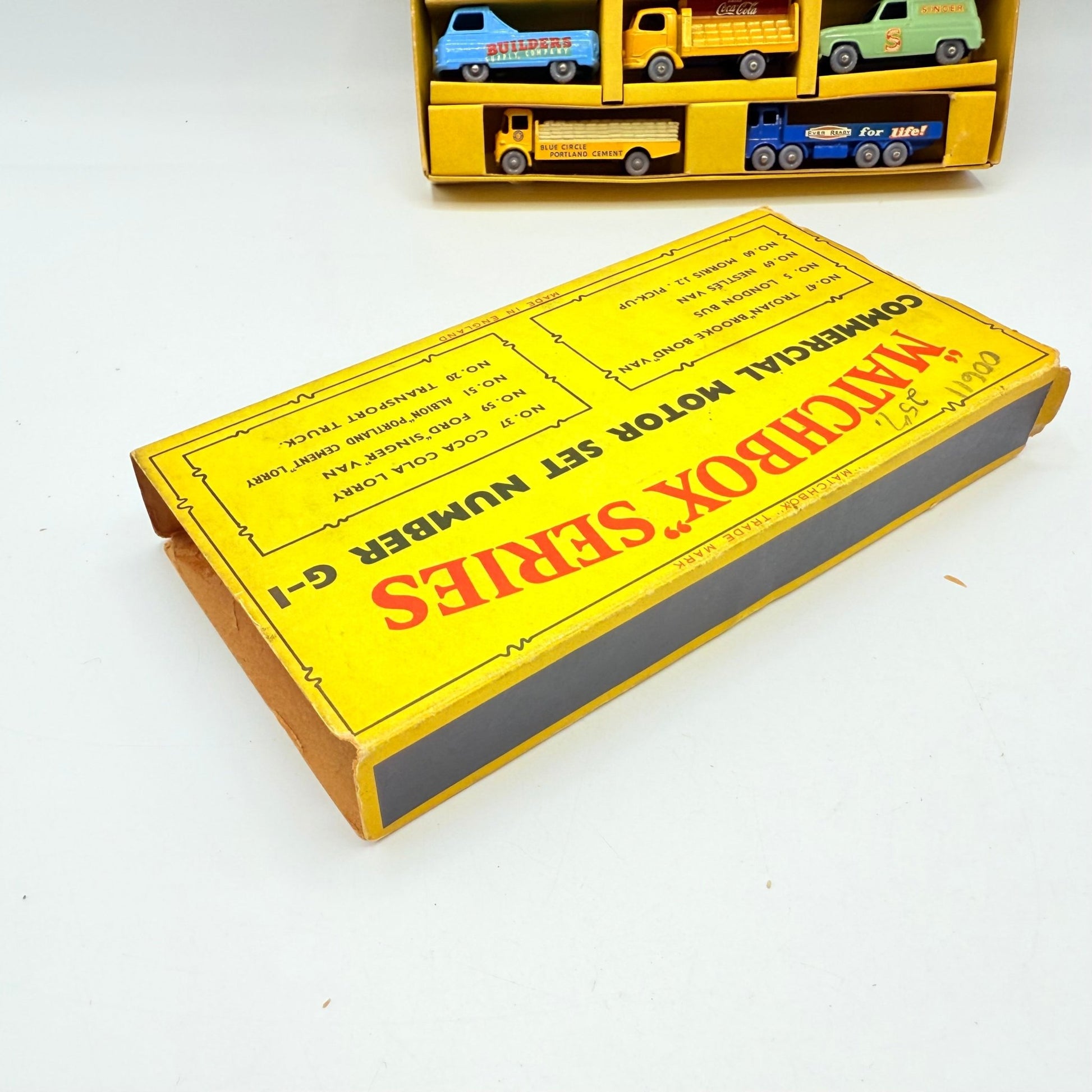 Matchbox Lesney G - 1 Commercial Motor Gift Set Very Rare - Magic Matchbox