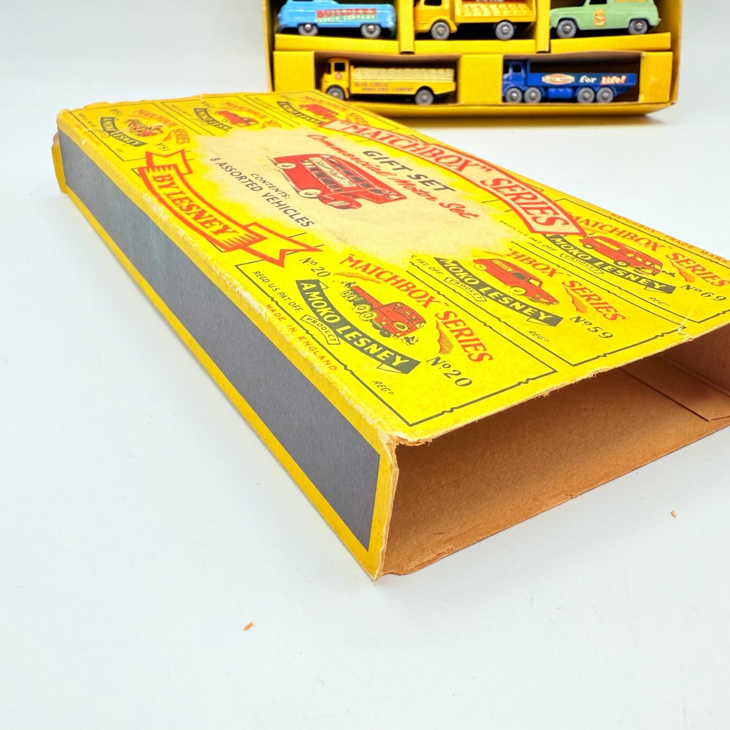 Matchbox Lesney G - 1 Commercial Motor Gift Set Very Rare - Magic Matchbox