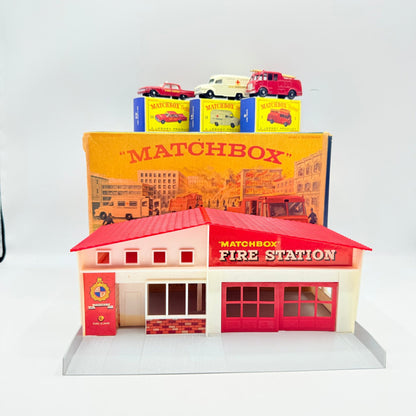 Matchbox Lesney G - 10 Fire Station Set with 3 models & original box - Magic Matchbox