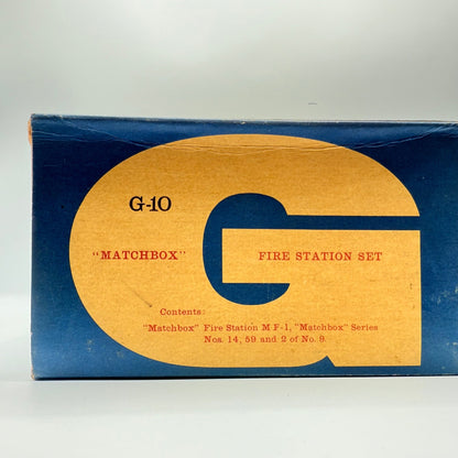 Matchbox Lesney G - 10 Fire Station Set with 3 models & original box - Magic Matchbox