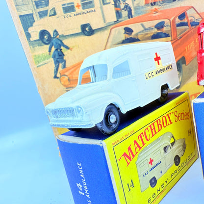 Matchbox Lesney G - 10 Fire Station Set with 3 models & original box - Magic Matchbox