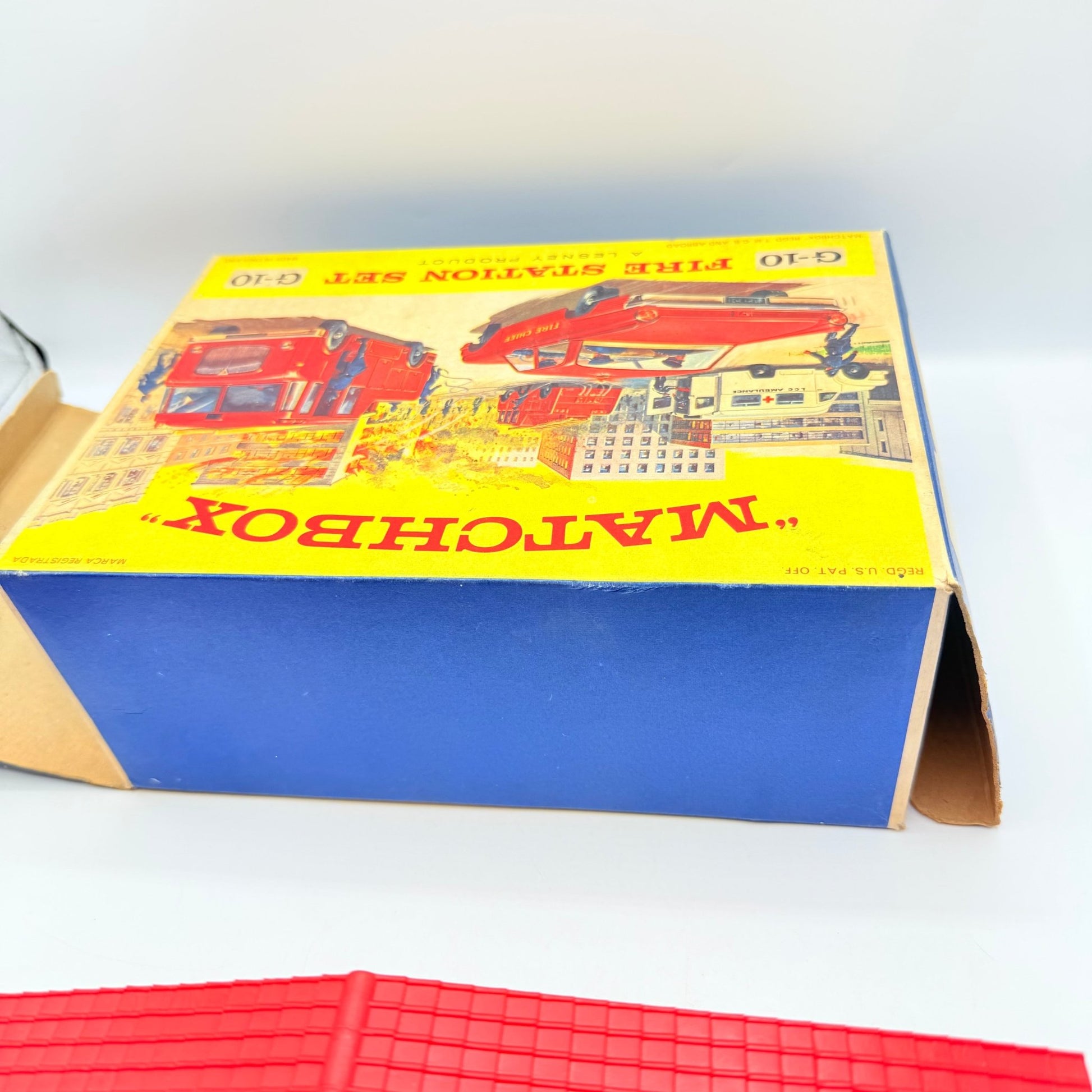 Matchbox Lesney G - 10 Fire Station Set with 4 models & original box - Magic Matchbox