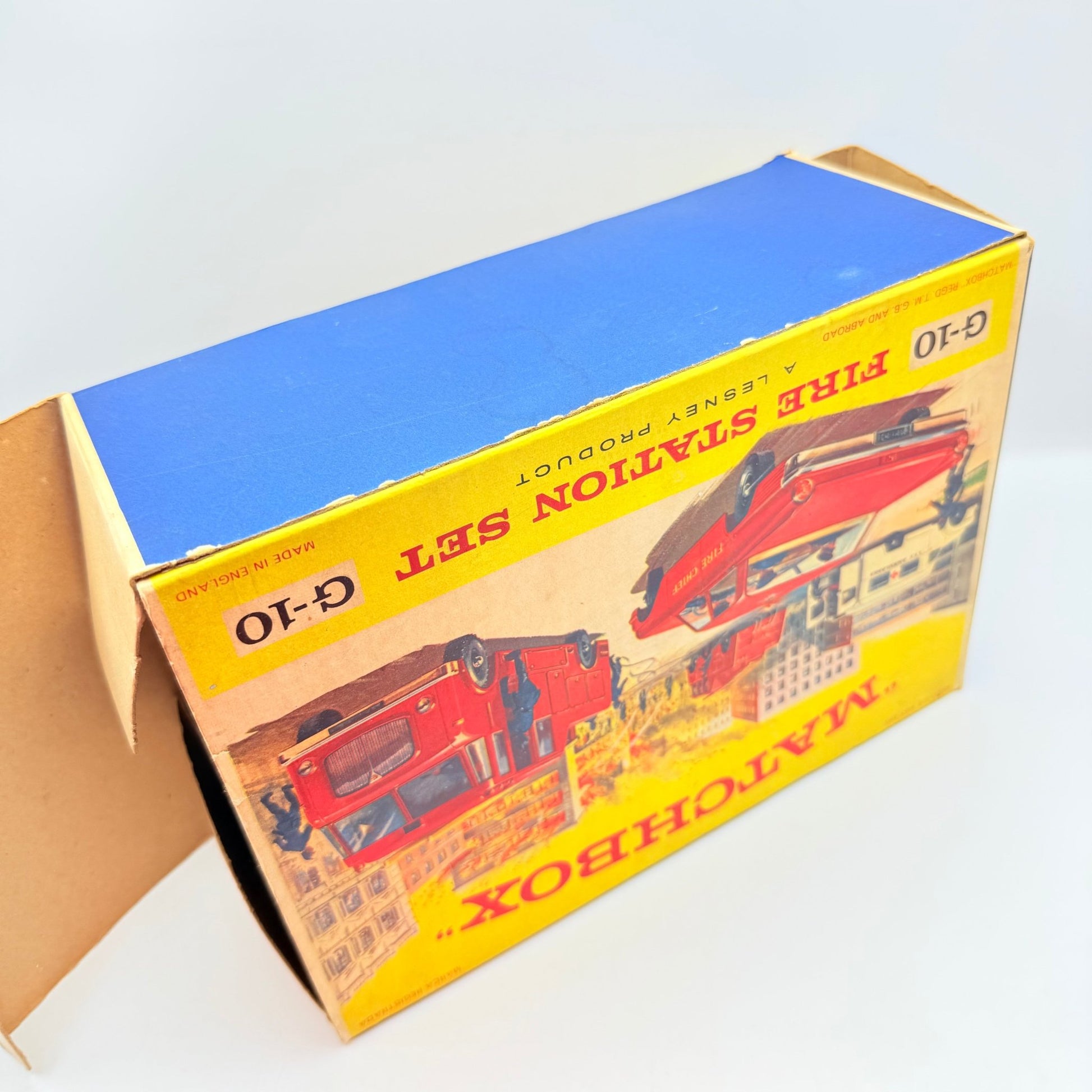 Matchbox Lesney G - 10 Fire Station Set with 4 models & original box - Magic Matchbox