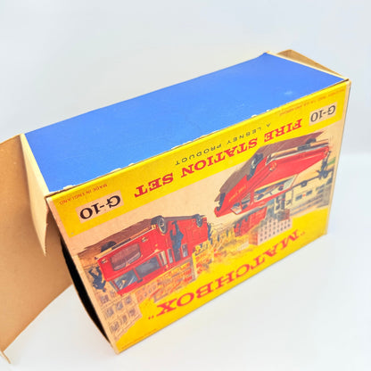 Matchbox Lesney G - 10 Fire Station Set with 4 models & original box - Magic Matchbox