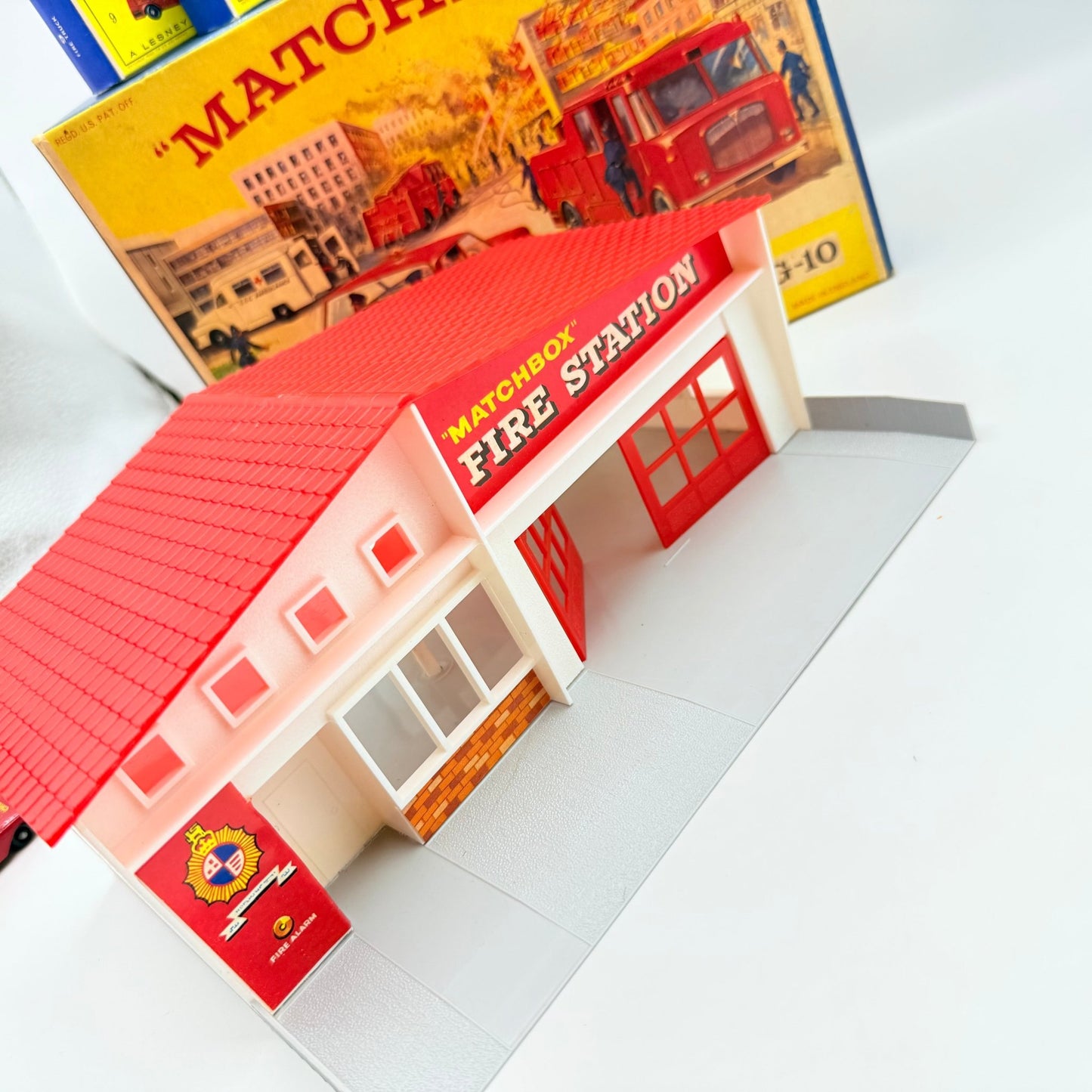 Matchbox Lesney G - 10 Fire Station Set with 4 models & original box - Magic Matchbox