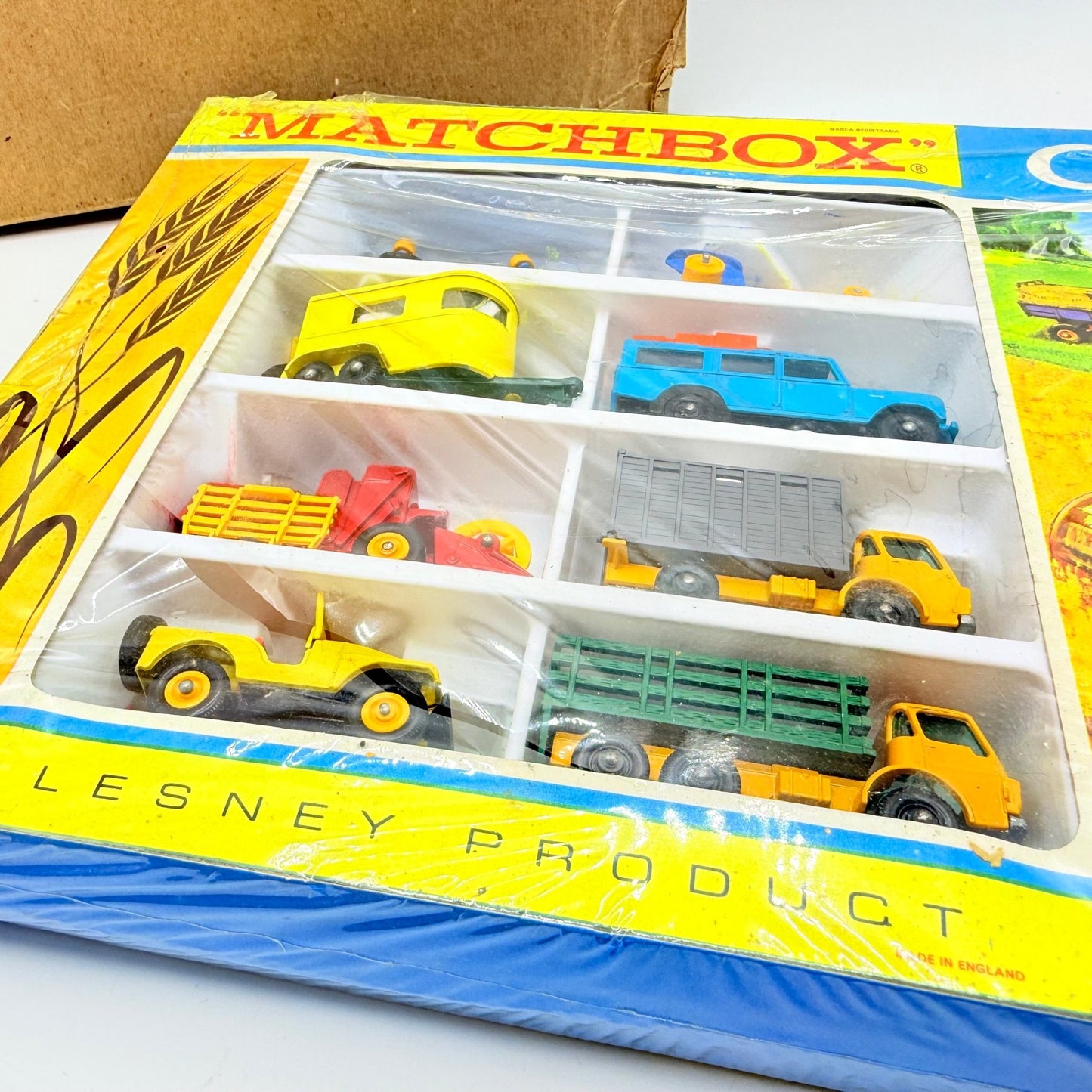 Matchbox Lesney G - 3 Farm Gift Set Still Sealed with cover. - Magic Matchbox