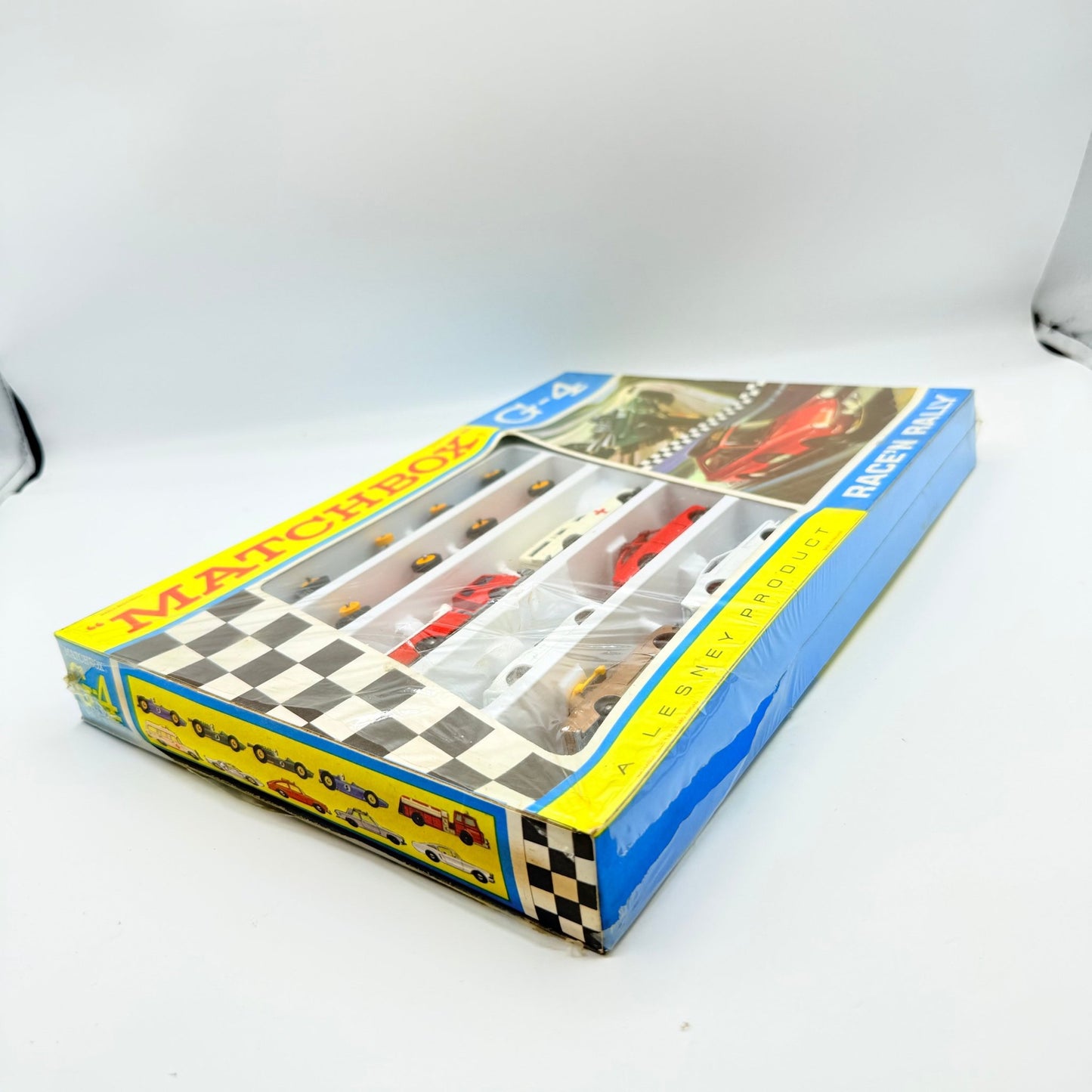 Matchbox Lesney G - 4 Race N Rally Gift Set - Rare - Magic Matchbox