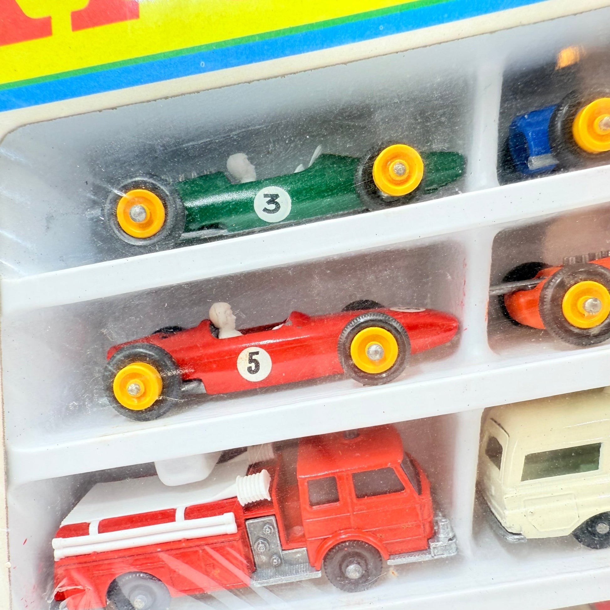 Matchbox Lesney G - 4 Race N Rally Gift Set - Rare - Magic Matchbox