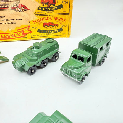 Matchbox Lesney G - 5 Army Gift Set VERY RARE - Magic Matchbox