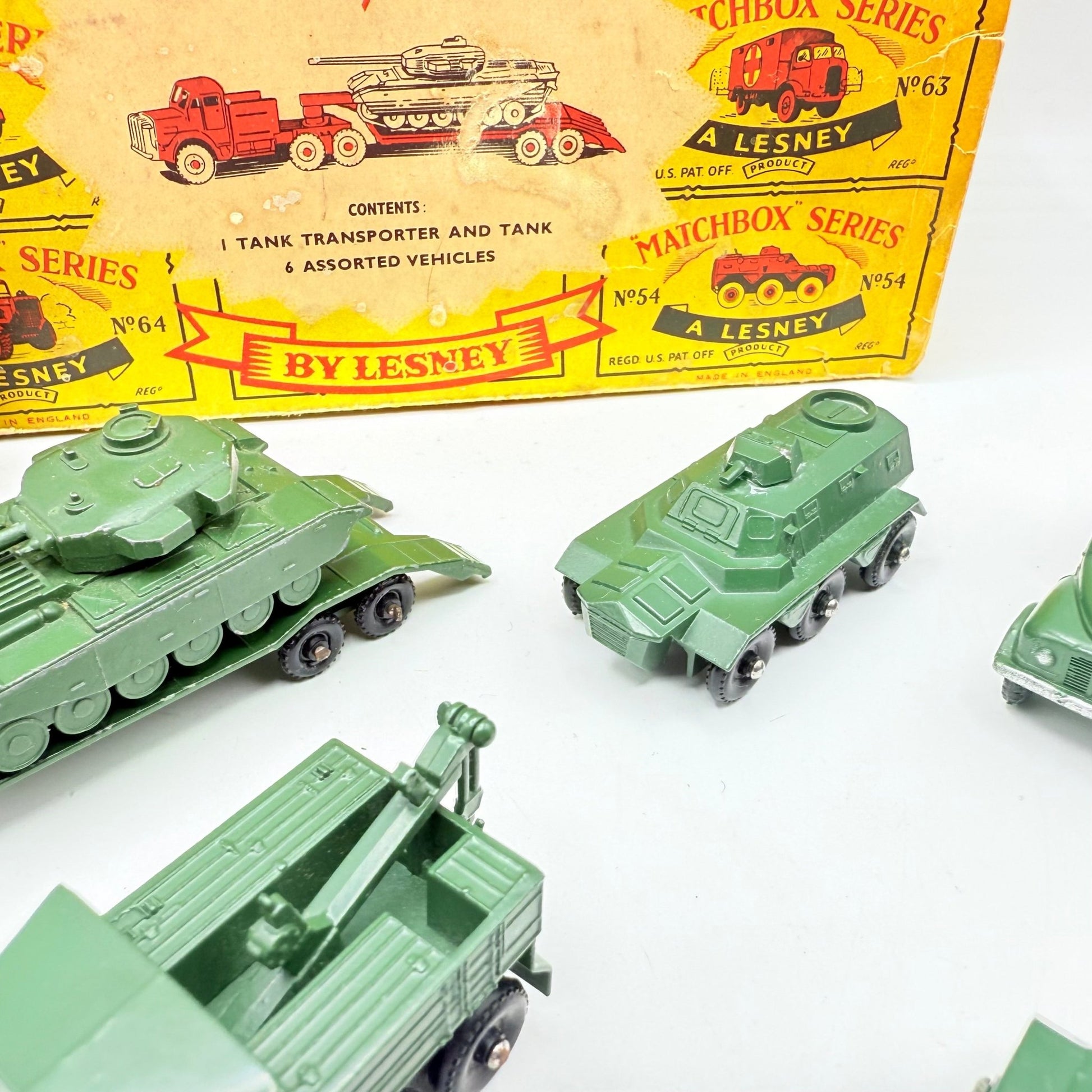 Matchbox Lesney G - 5 Army Gift Set VERY RARE - Magic Matchbox