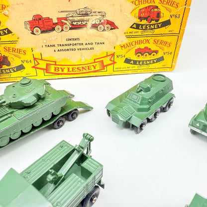 Matchbox Lesney G - 5 Army Gift Set VERY RARE - Magic Matchbox