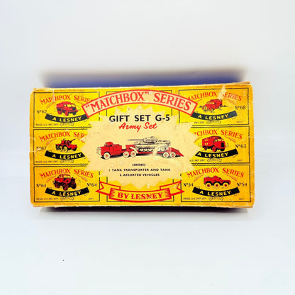 Matchbox Lesney G - 5 Army Gift Set VERY RARE - Magic Matchbox