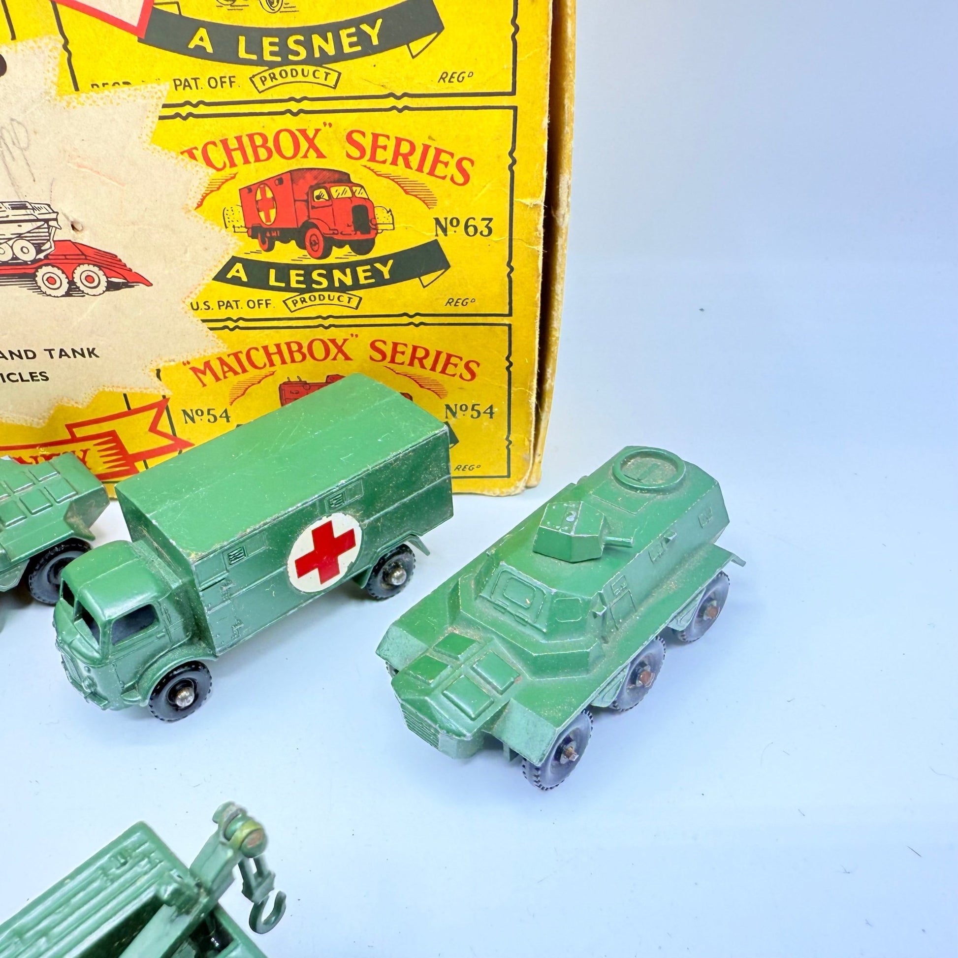 Matchbox Lesney G - 5 Military Gift Set VERY RARE - Magic Matchbox