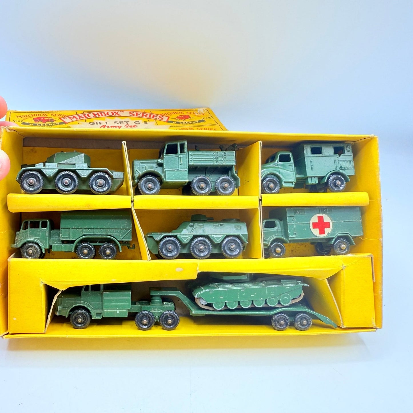 Matchbox Lesney G - 5 Military Gift Set VERY RARE - Magic Matchbox