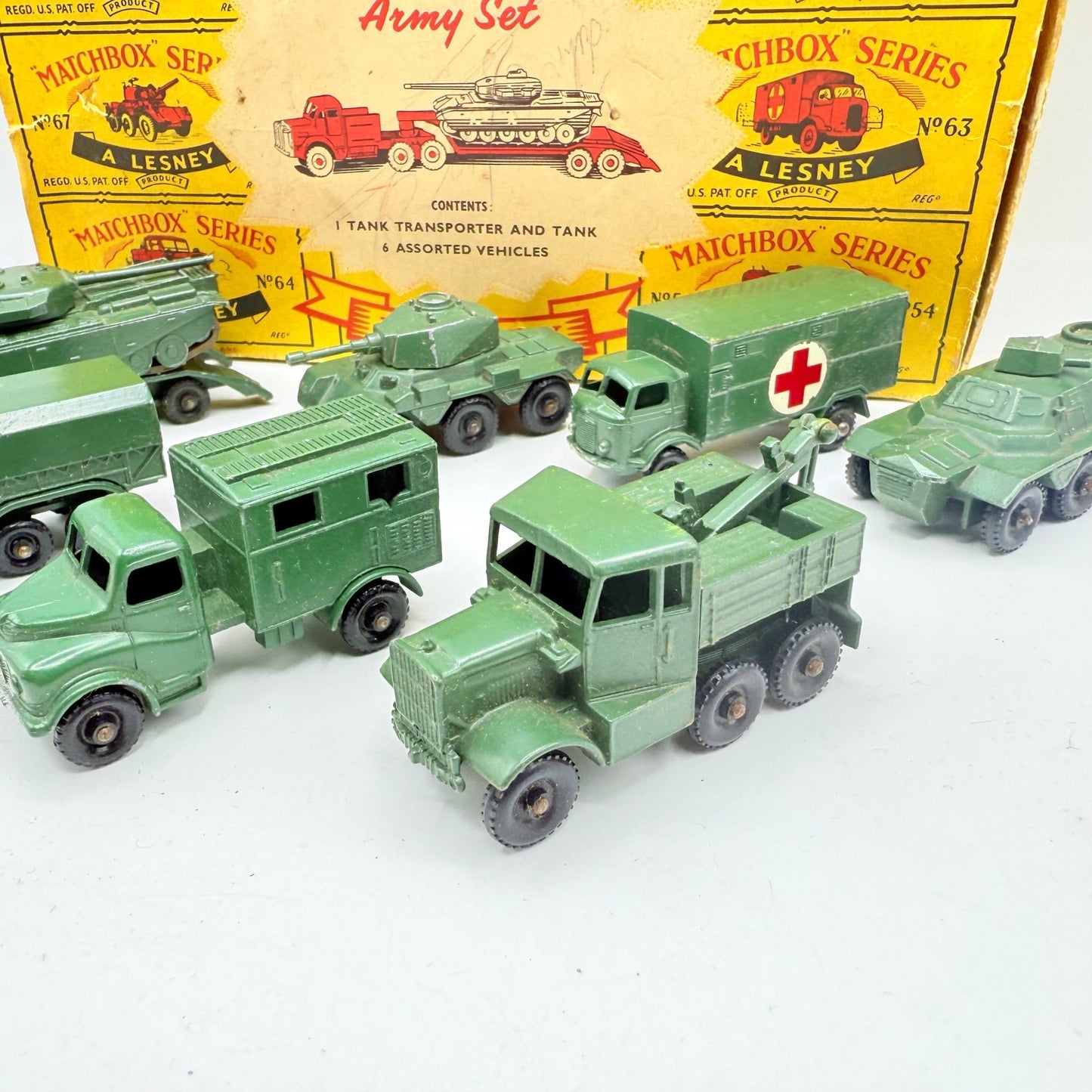 Matchbox Lesney G - 5 Military Gift Set VERY RARE - Magic Matchbox
