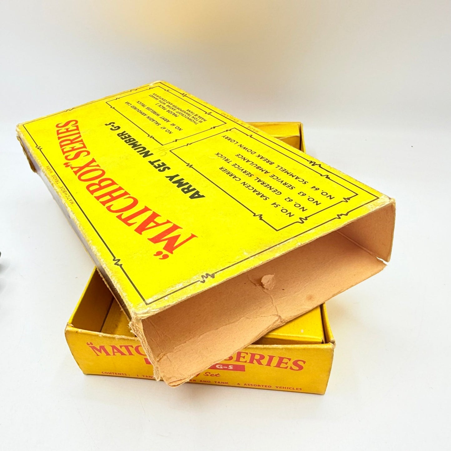 Matchbox Lesney G - 5 Military Gift Set VERY RARE - Magic Matchbox