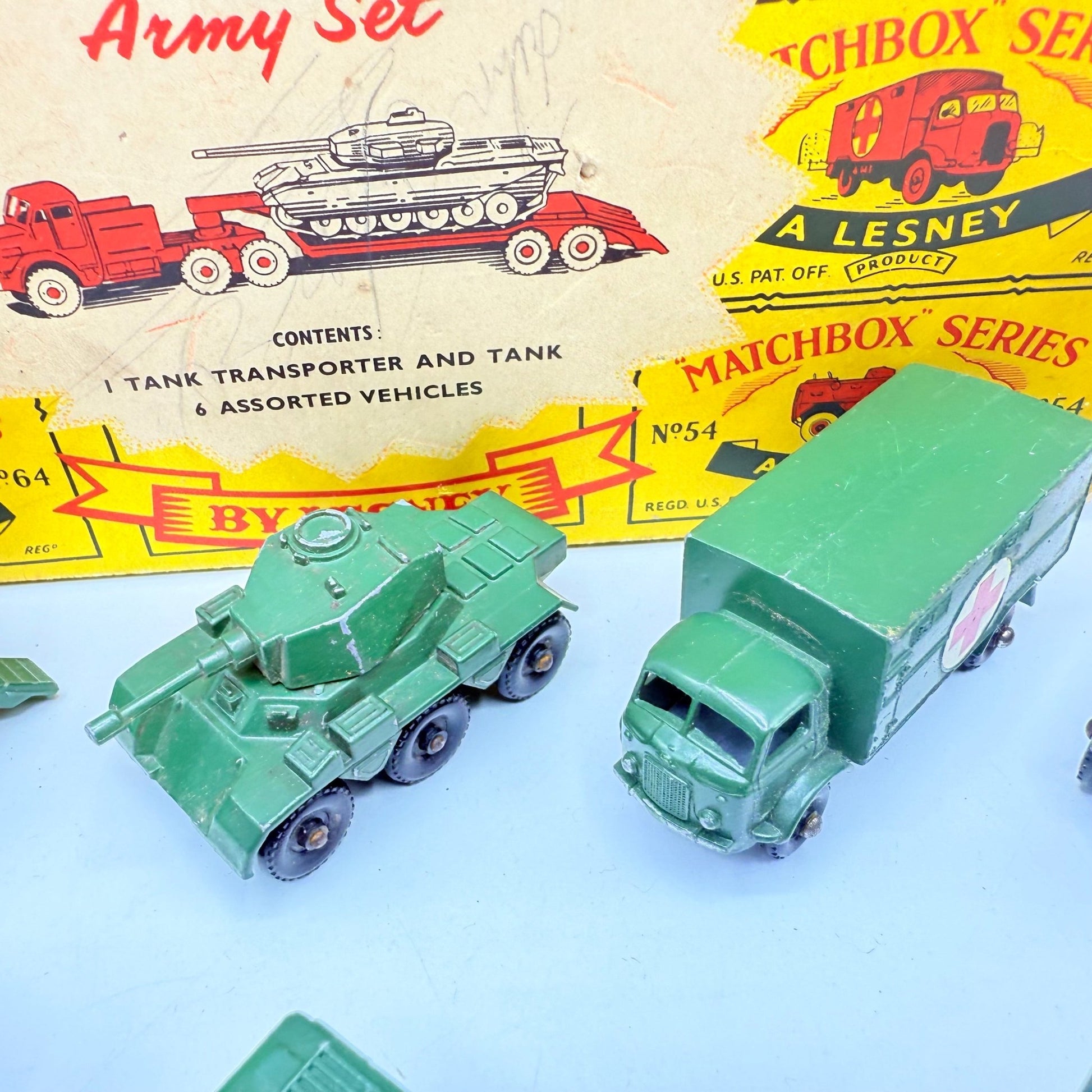 Matchbox Lesney G - 5 Military Gift Set VERY RARE - Magic Matchbox