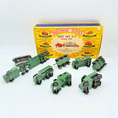Matchbox Lesney G - 5 Military Gift Set VERY RARE - Magic Matchbox