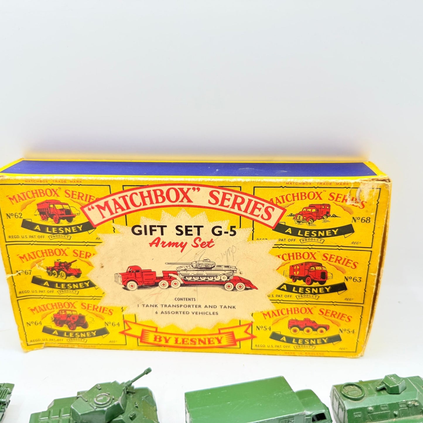 Matchbox Lesney G - 5 Military Gift Set VERY RARE - Magic Matchbox