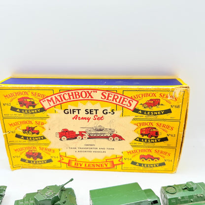 Matchbox Lesney G - 5 Military Gift Set VERY RARE - Magic Matchbox