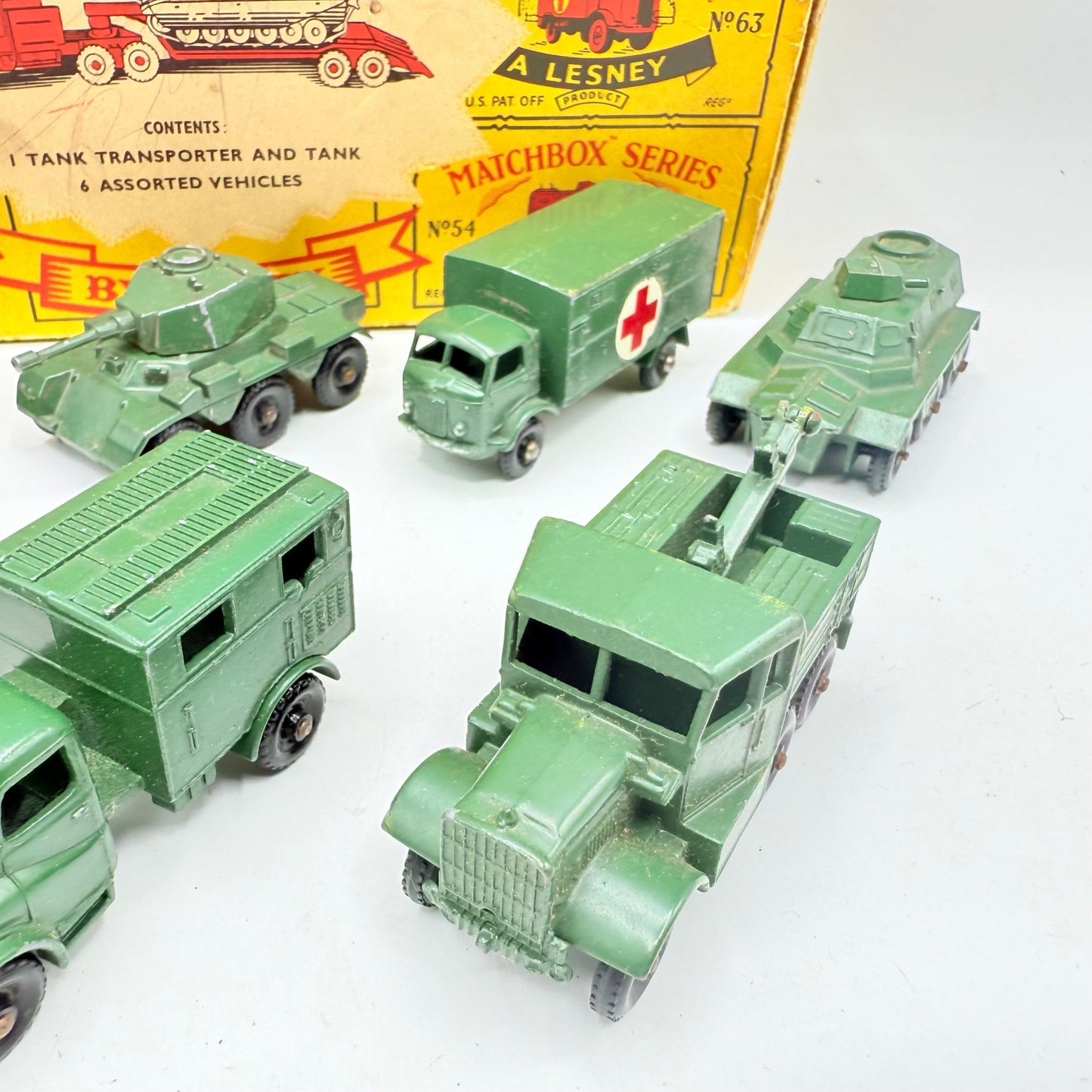 Matchbox Lesney G - 5 Military Gift Set VERY RARE - Magic Matchbox