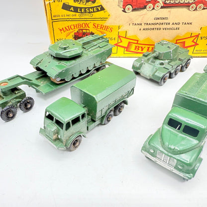 Matchbox Lesney G - 5 Military Gift Set VERY RARE - Magic Matchbox