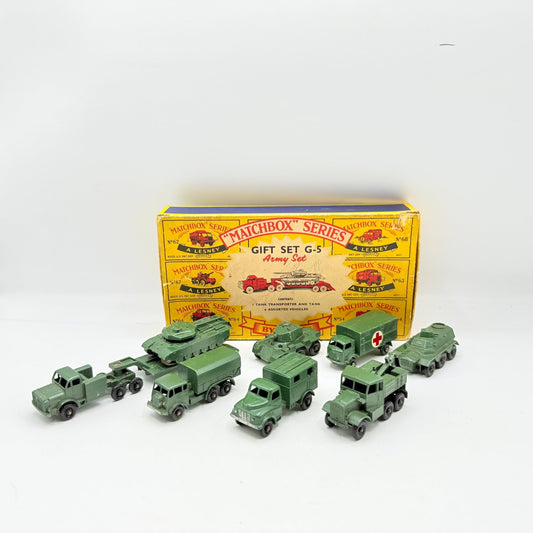 Matchbox Lesney G - 5 Military Gift Set VERY RARE - Magic Matchbox