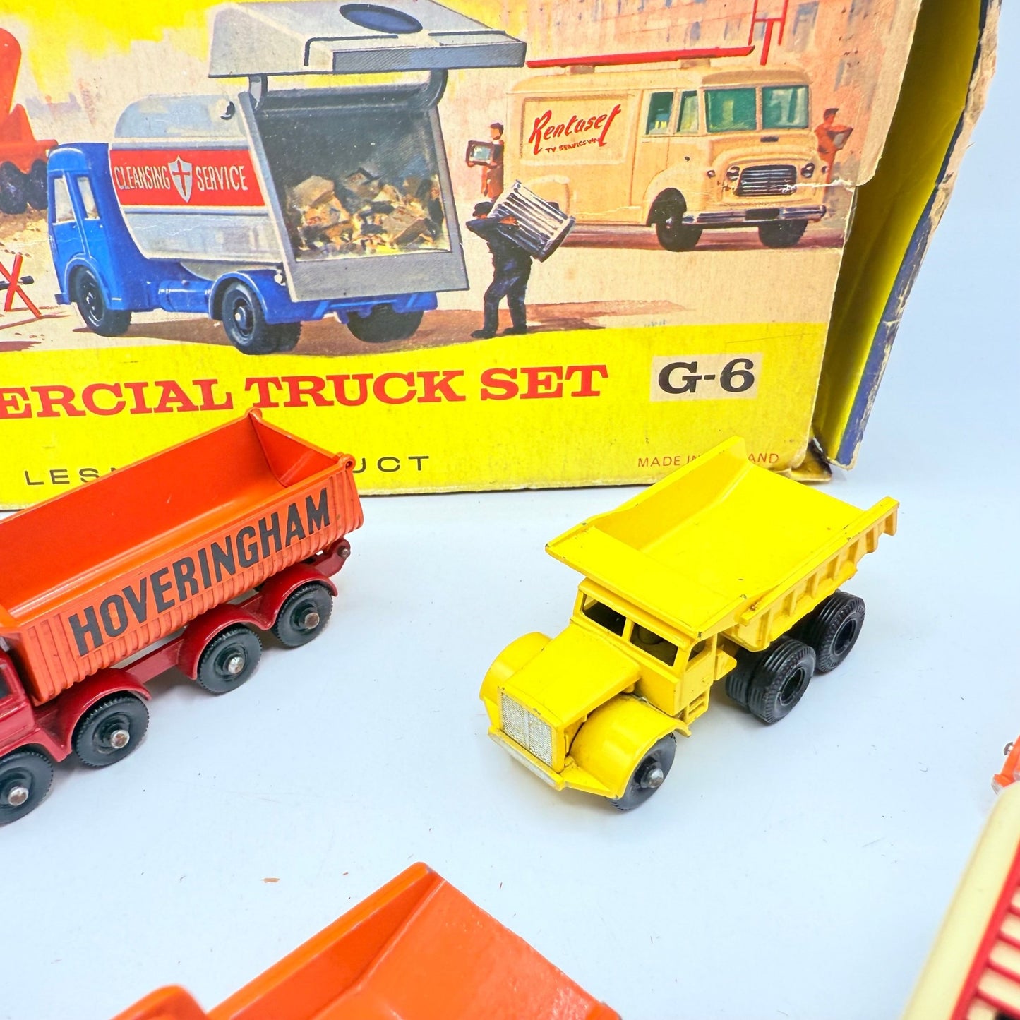 Matchbox Lesney G - 6 Commercial Truck Gift Set Rare - Magic Matchbox