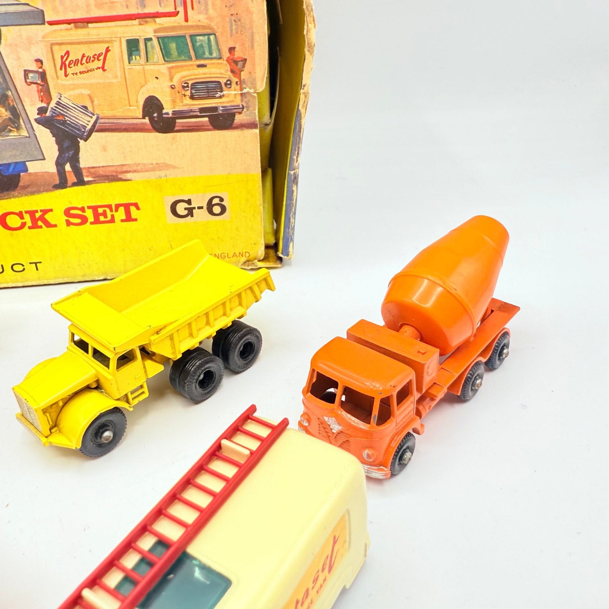 Matchbox Lesney G - 6 Commercial Truck Gift Set Rare - Magic Matchbox