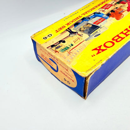 Matchbox Lesney G - 6 Commercial Truck Gift Set Rare - Magic Matchbox