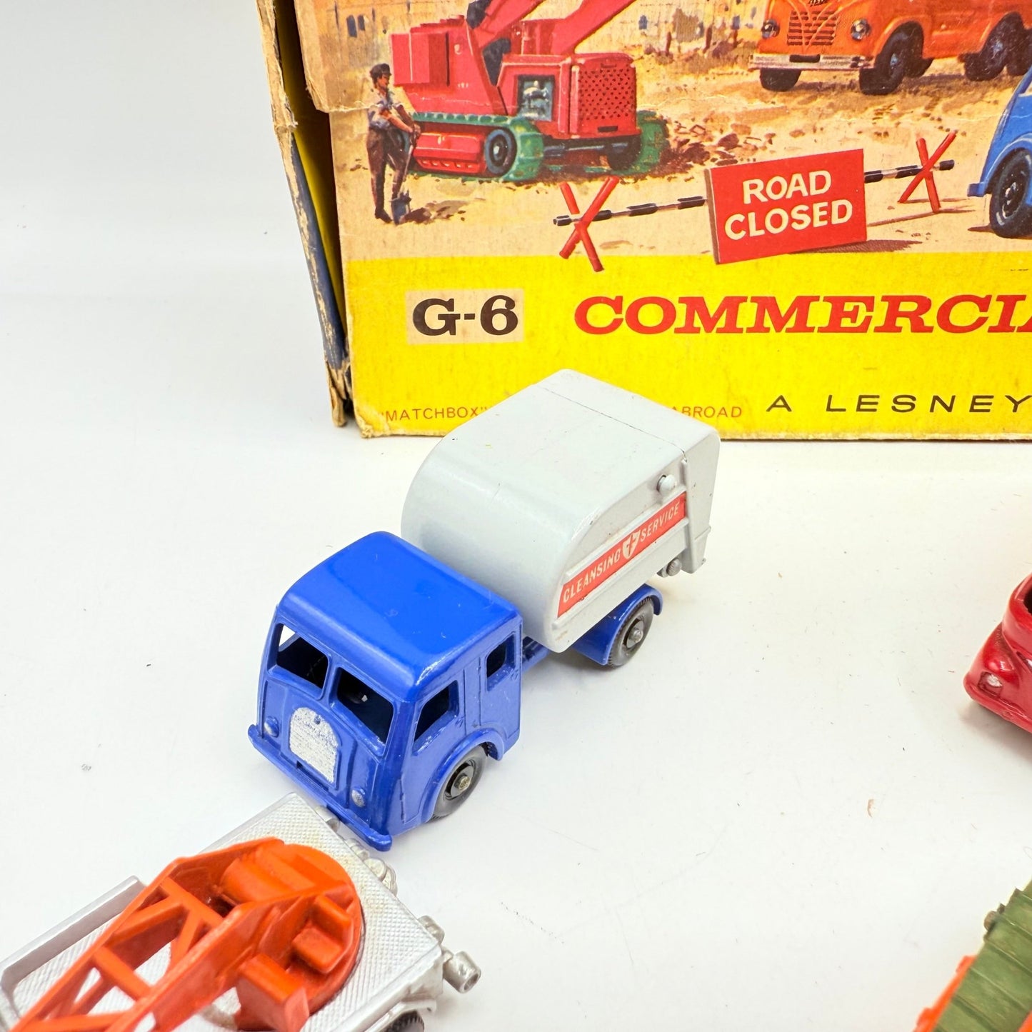 Matchbox Lesney G - 6 Commercial Truck Gift Set Rare - Magic Matchbox