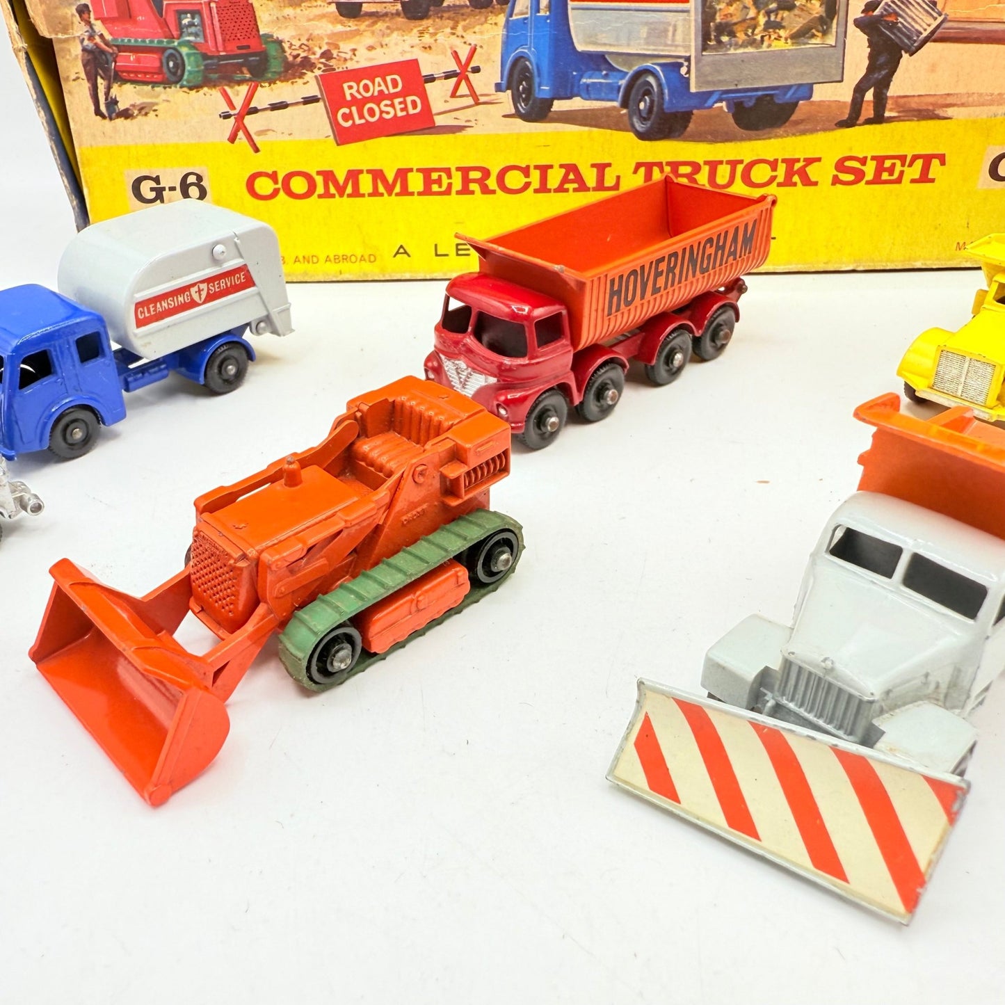 Matchbox Lesney G - 6 Commercial Truck Gift Set Rare - Magic Matchbox