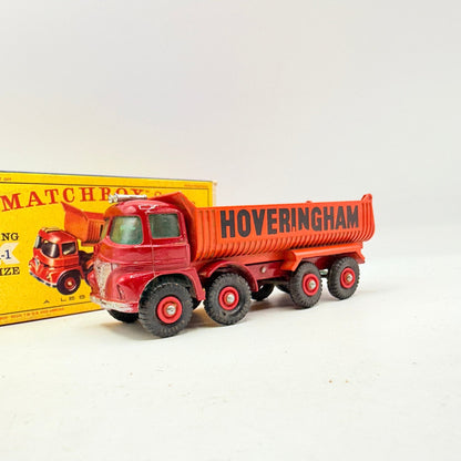 Matchbox Lesney K - 1 King Size Hoveringham 8 - Wheel Tipper Truck - Magic Matchbox