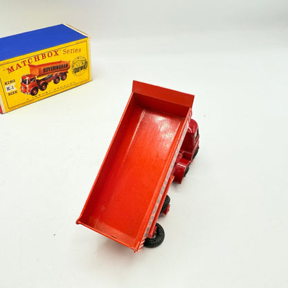 Matchbox Lesney K - 1 King Size Hoveringham 8 - Wheel Tipper Truck - Magic Matchbox