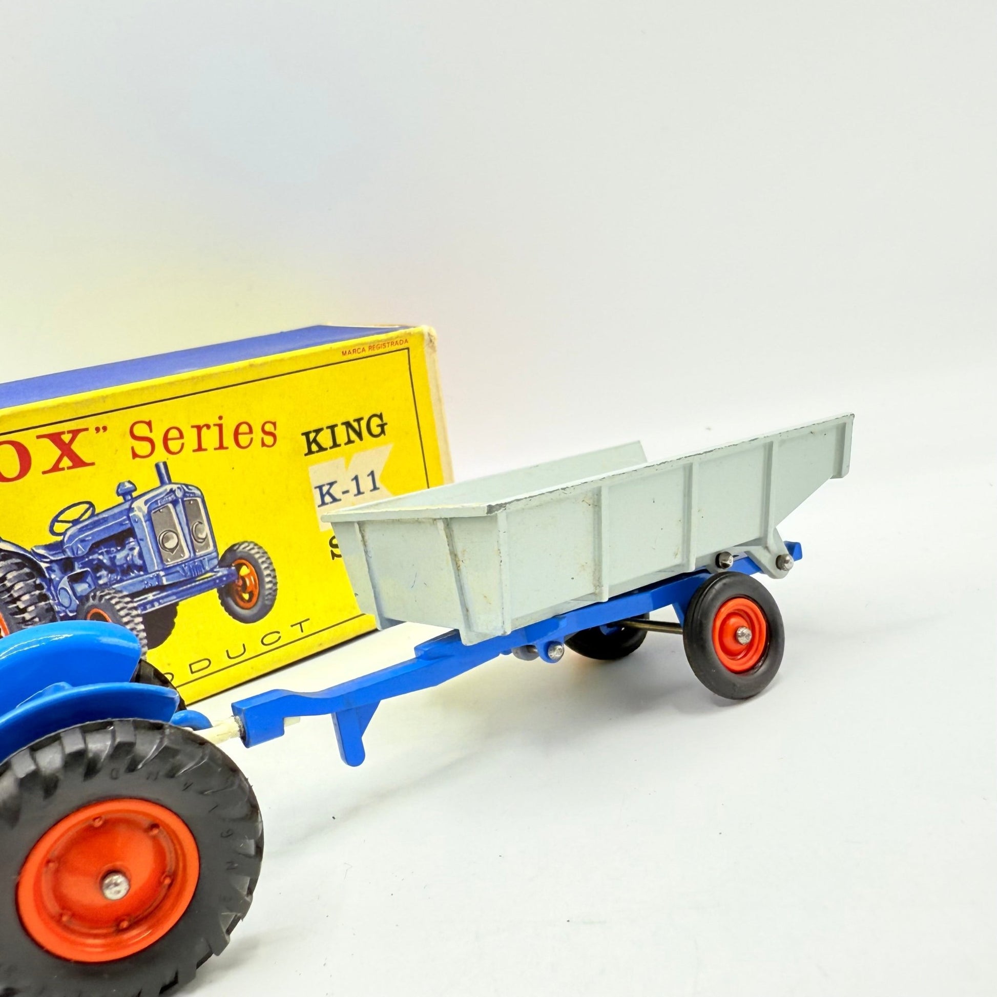 Matchbox Lesney King - Size K - 11 Fordson Tractor and Farm Trailer - Magic Matchbox
