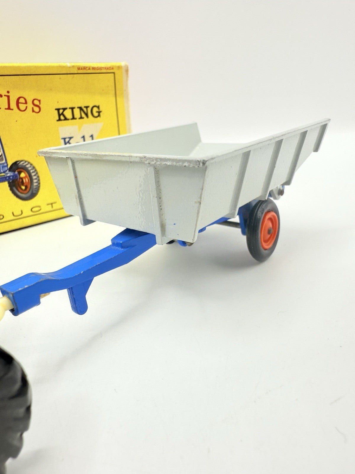 Matchbox Lesney King - Size K - 11 Fordson Tractor and Farm Trailer Boxed - Magic Matchbox