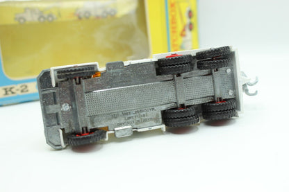 Matchbox Lesney King Size K - 2 Scammell Heavy Wreck Truck White with AMBER Window - Magic Matchbox